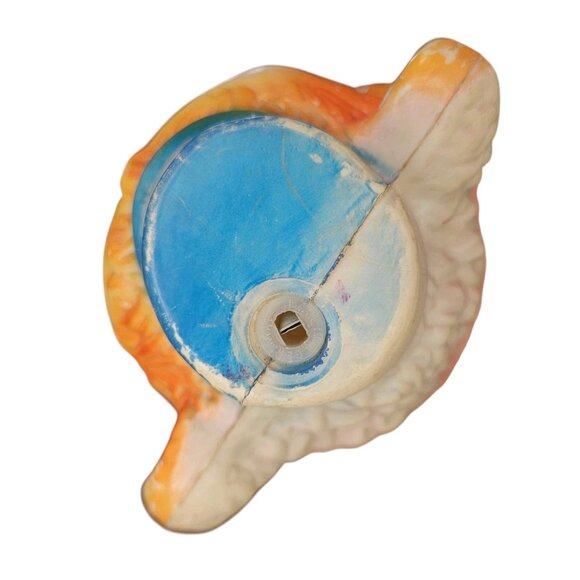 VTG 1960s Rubber Squeaker Circus Bear 8" Germany STILL SQUEAKS Kitschy Toy - Picture 6 of 15